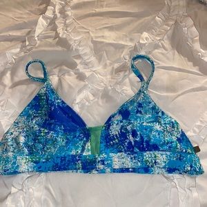 Multicolored bathing suit top